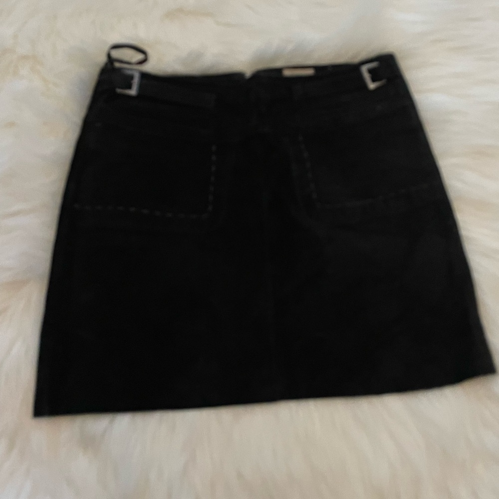 Sexy -suede miniskirt -100% Ginuwine leather